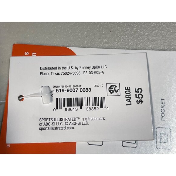 Sports Illustrated Mens 9" Volley Swim Trunk Large Quick Drying Black - Picture 8 of 12